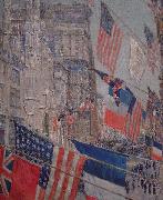 Childe Hassam Allies Day, May 1917 oil painting on canvas